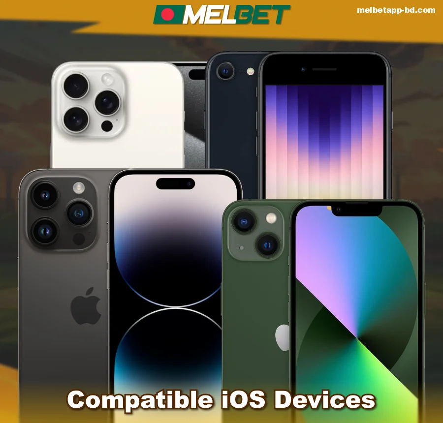 iOS Gadgets for Melbet Bangladesh App